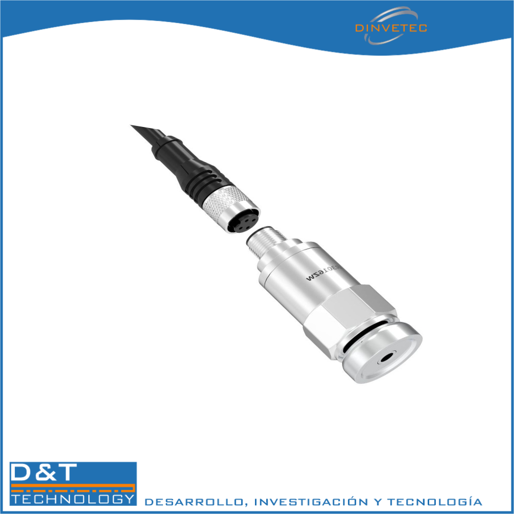 Sensor Triaxial de Vibración y Temperatura Wuxi con salida RS485