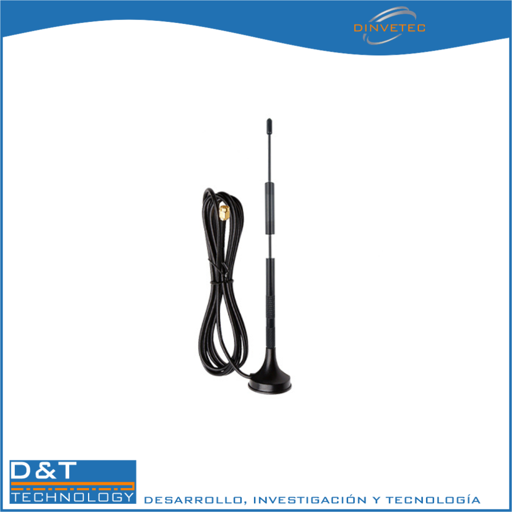 ANTENA DE VENTOSA 2.4/5.8GHZ 4/6DBI TXWF-XPL-150